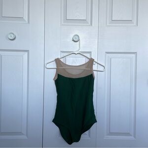 Yumiko Dark Green Leotard